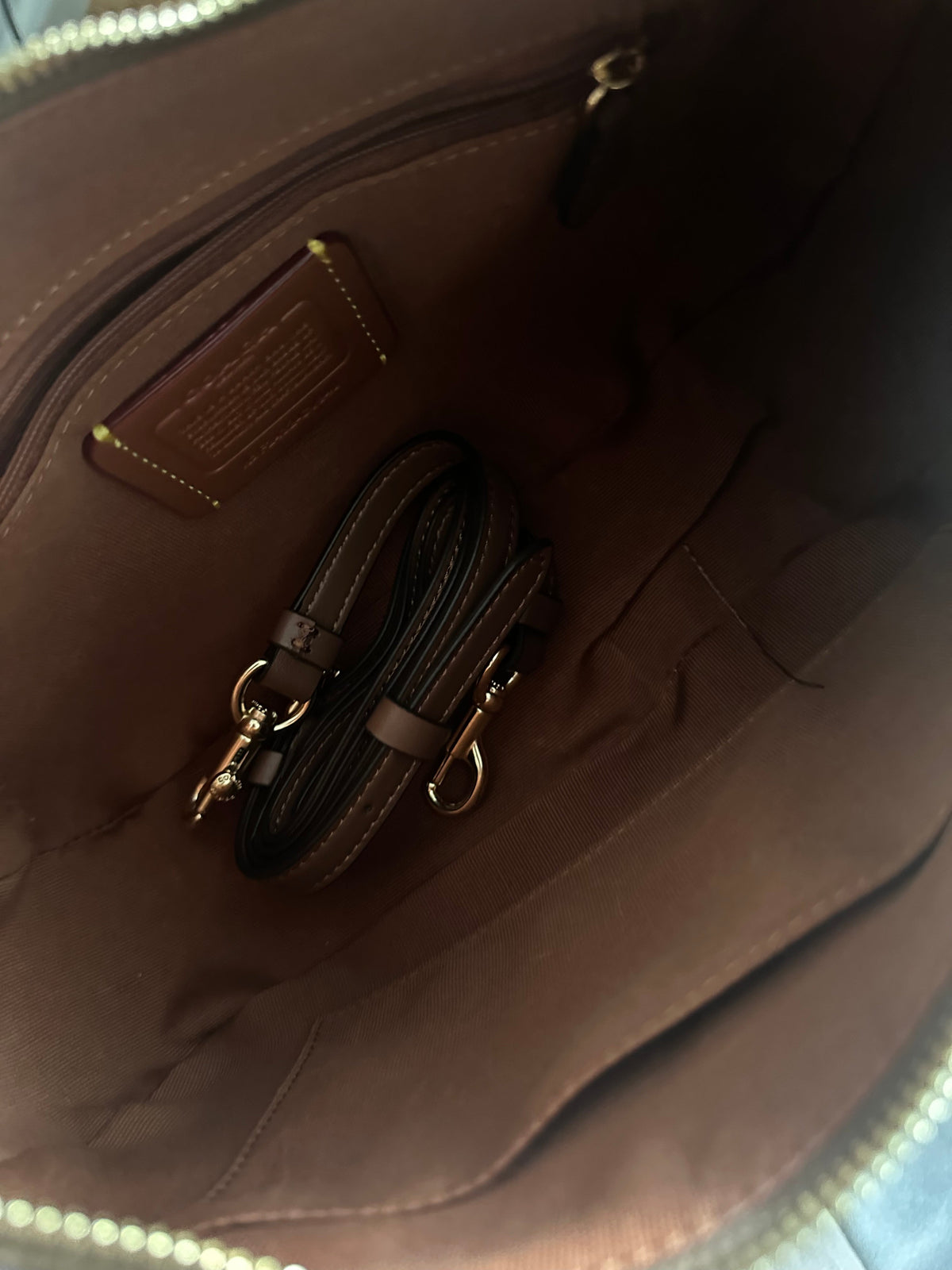 Hobo brown leather Teri Charmed bag