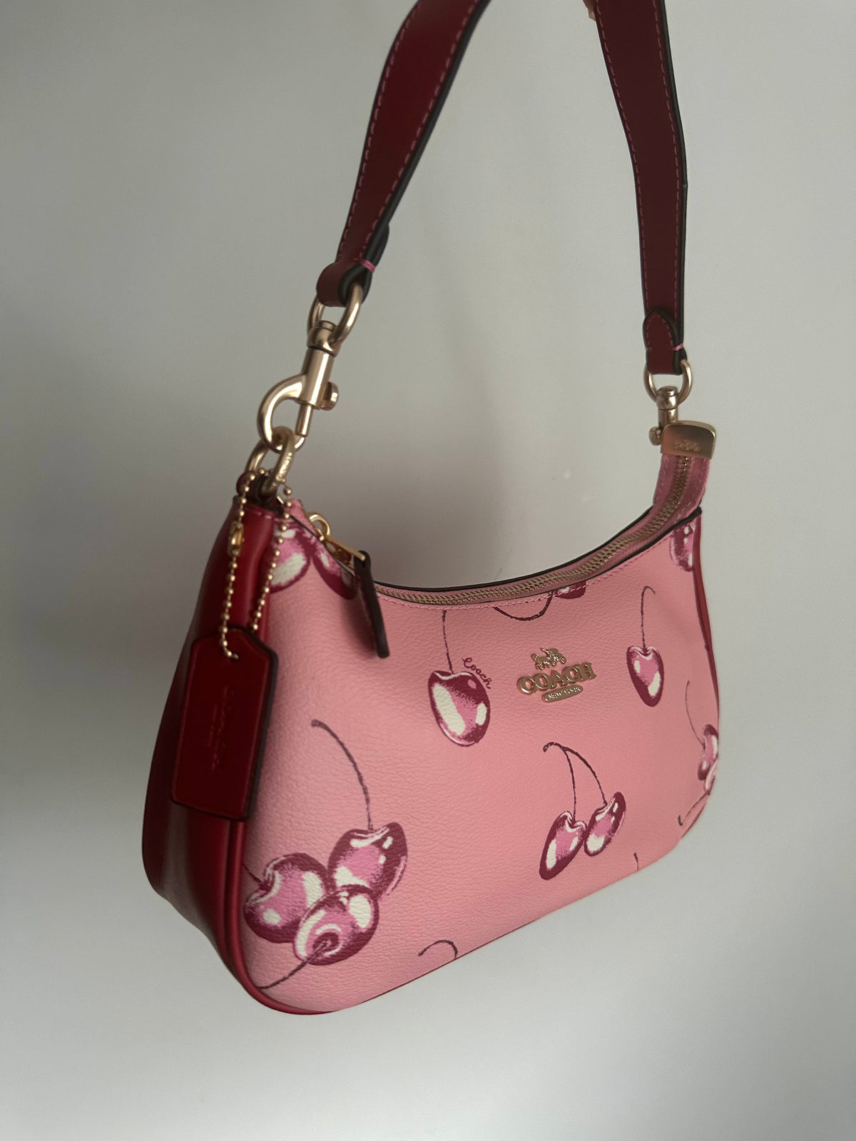 Teri Cherry Pink Shoulder bag