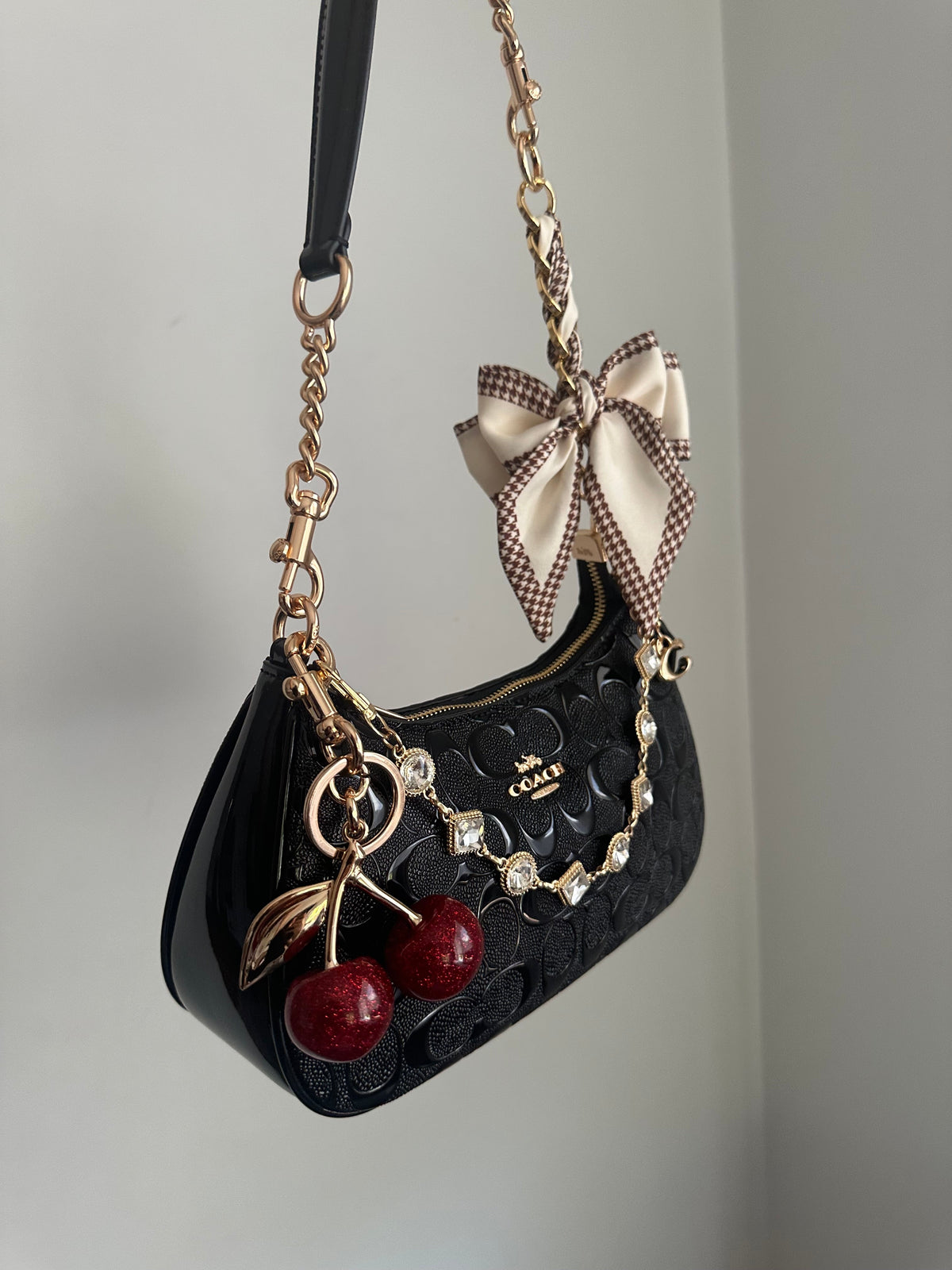 Black Teri Charmed bag