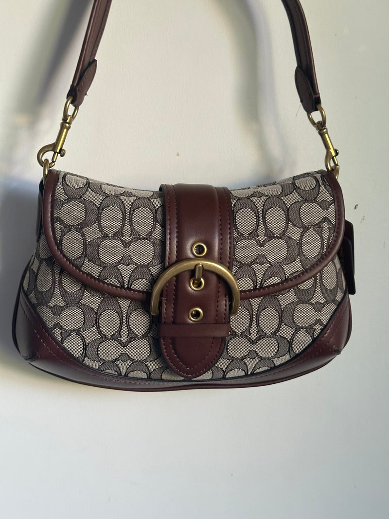Vintage Soho Brown Leather Bag