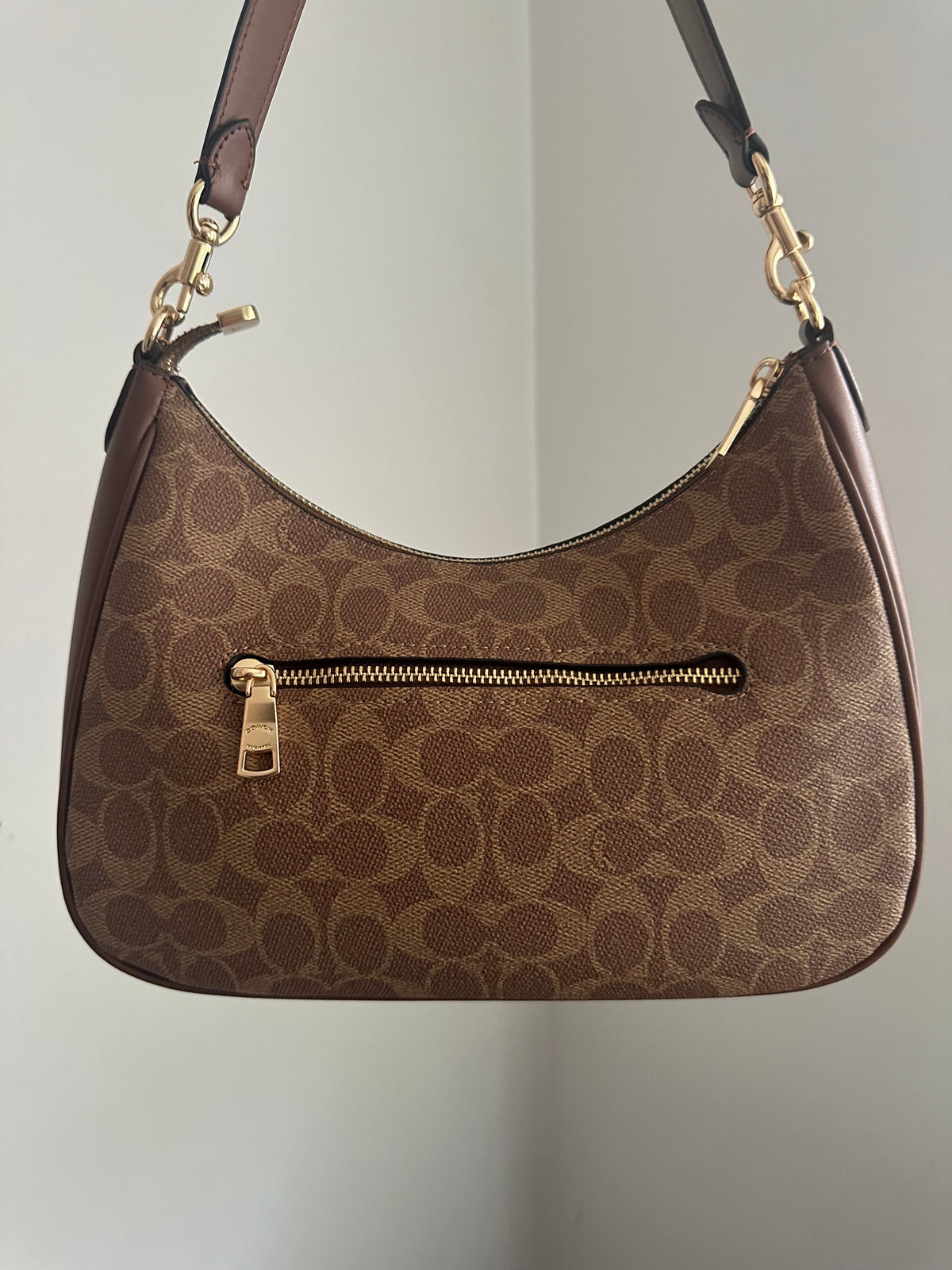 Hobo brown leather Teri Charmed bag