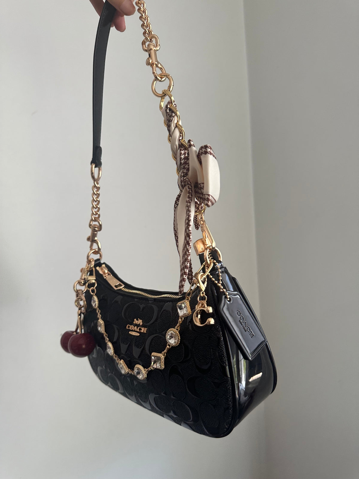 Black Teri Charmed bag