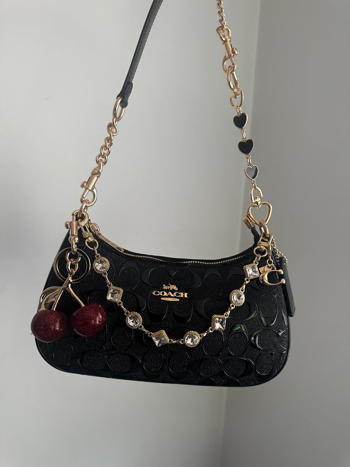 Black Teri Charmed bag