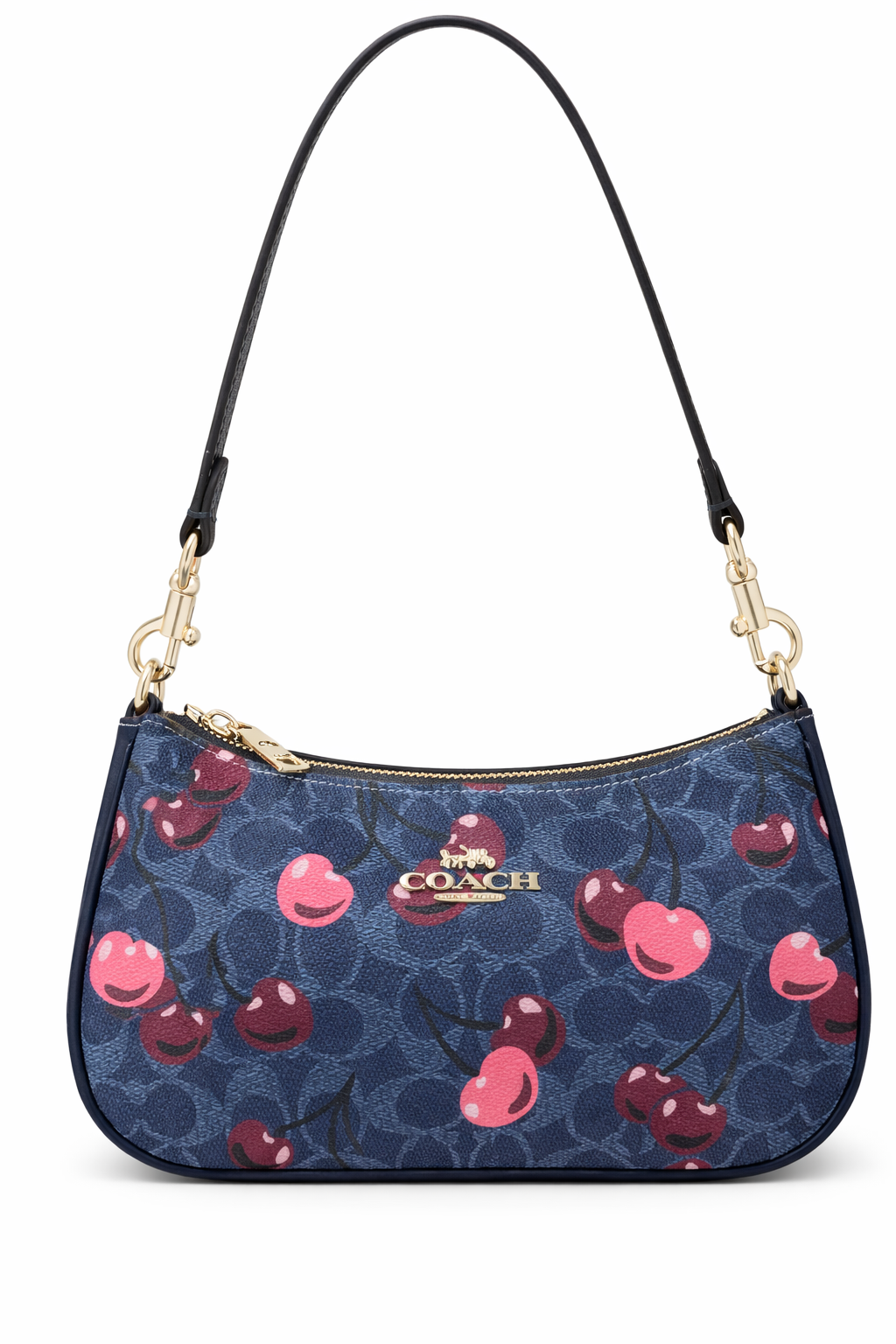 Navy Cherry Teri Charmed bag