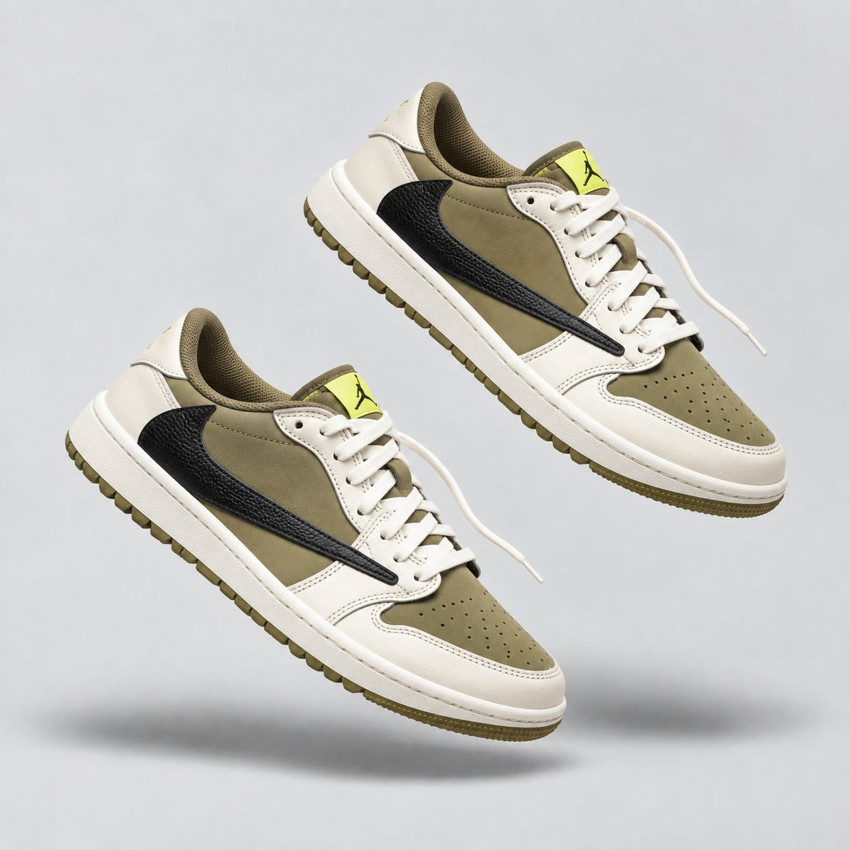 Air Jordan 1 Retro Low Golf Travis Scott Neutral Olive