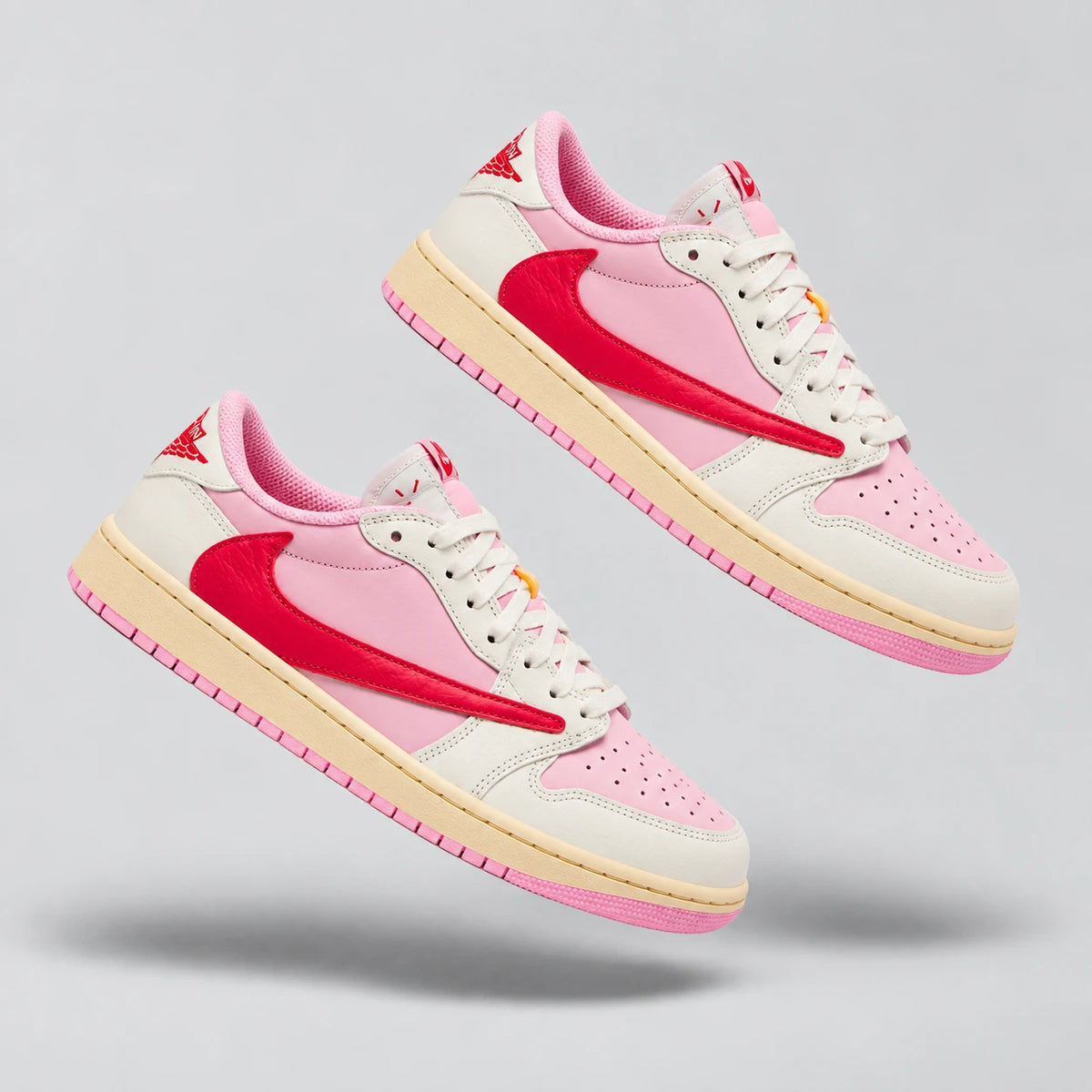 Air Jordan 1 Retro Low OG SP Travis Scott Sail Tropical Pink
