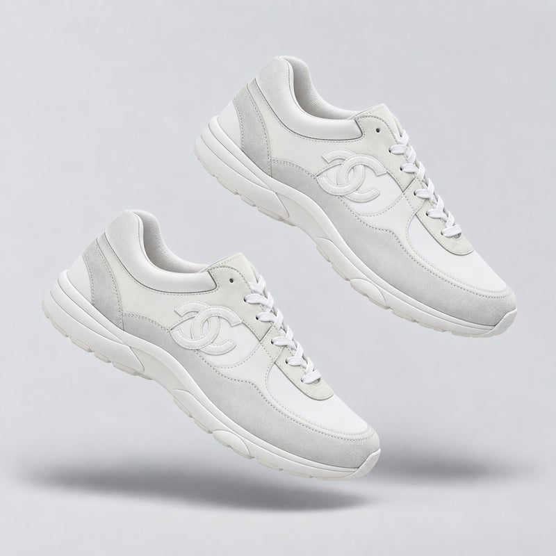 Chanel CC Daim Blanc