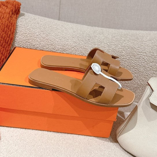 Hermes - Claquettes Gold