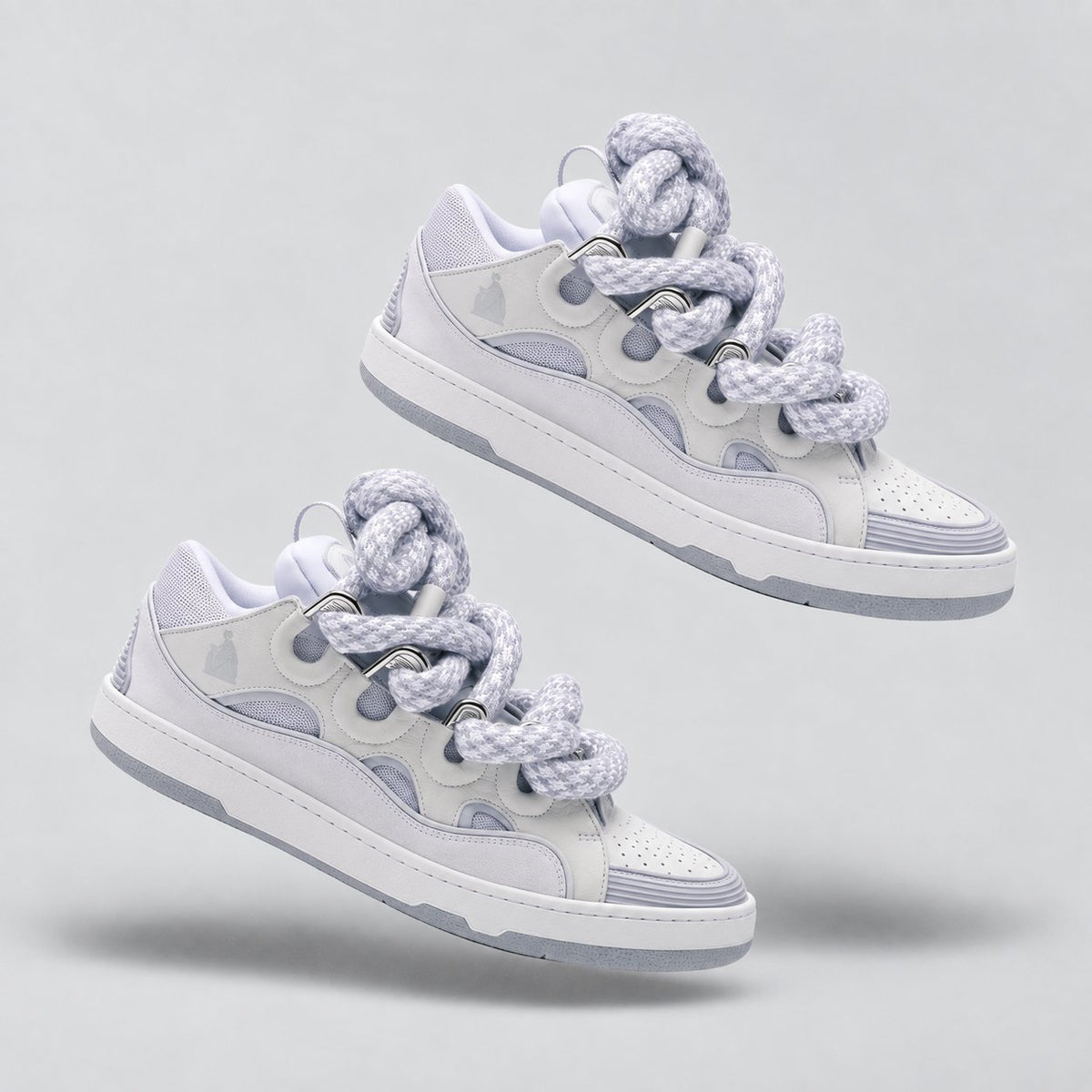 LANVIN WITH SNAKE LACES BLANC