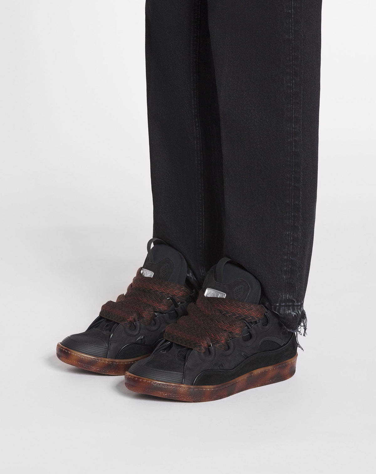 LANVIN BLACK AND BROWN