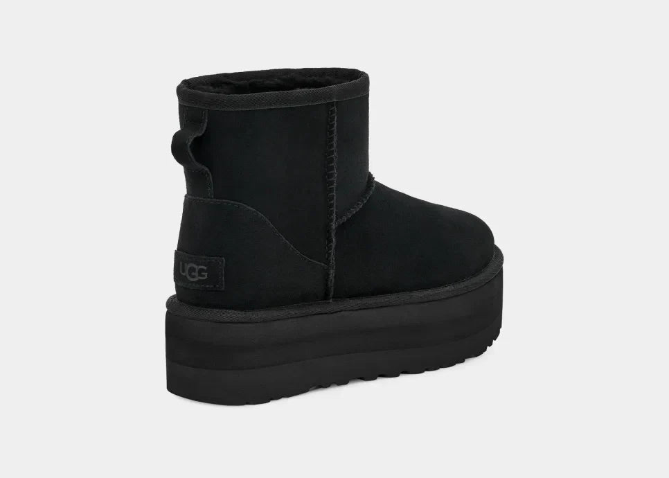 UGG Mini Noir Plateforme