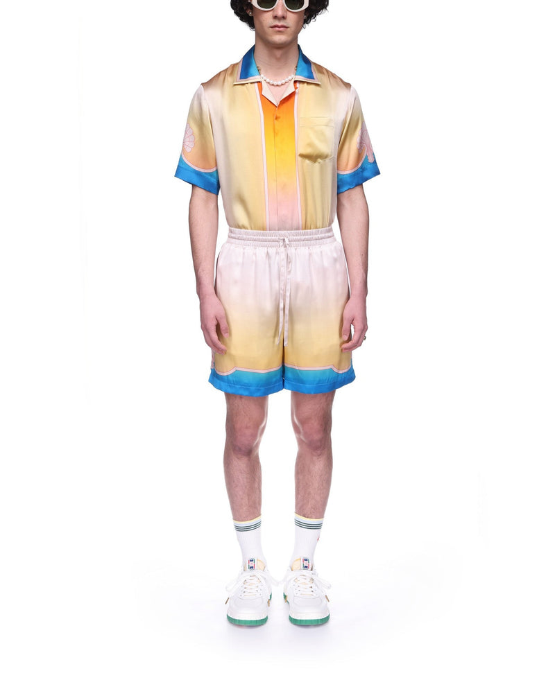 L'Arc Coloré Silk Shorts
