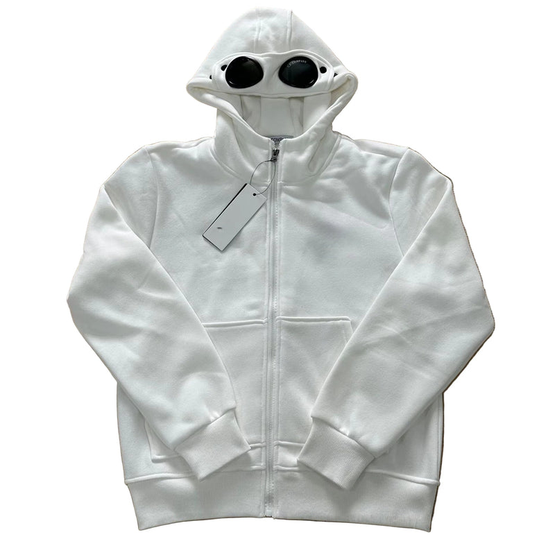 Gilet C.P Company Avec Lunette Blanc
