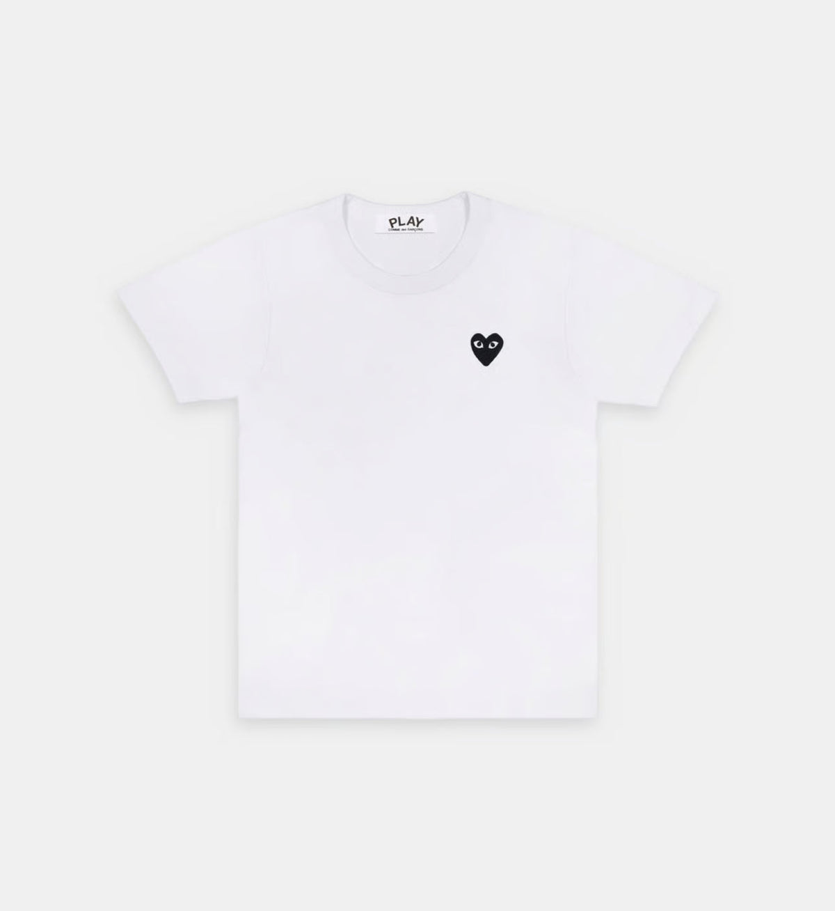 T-Shirt CDG Blanc Logo Noir