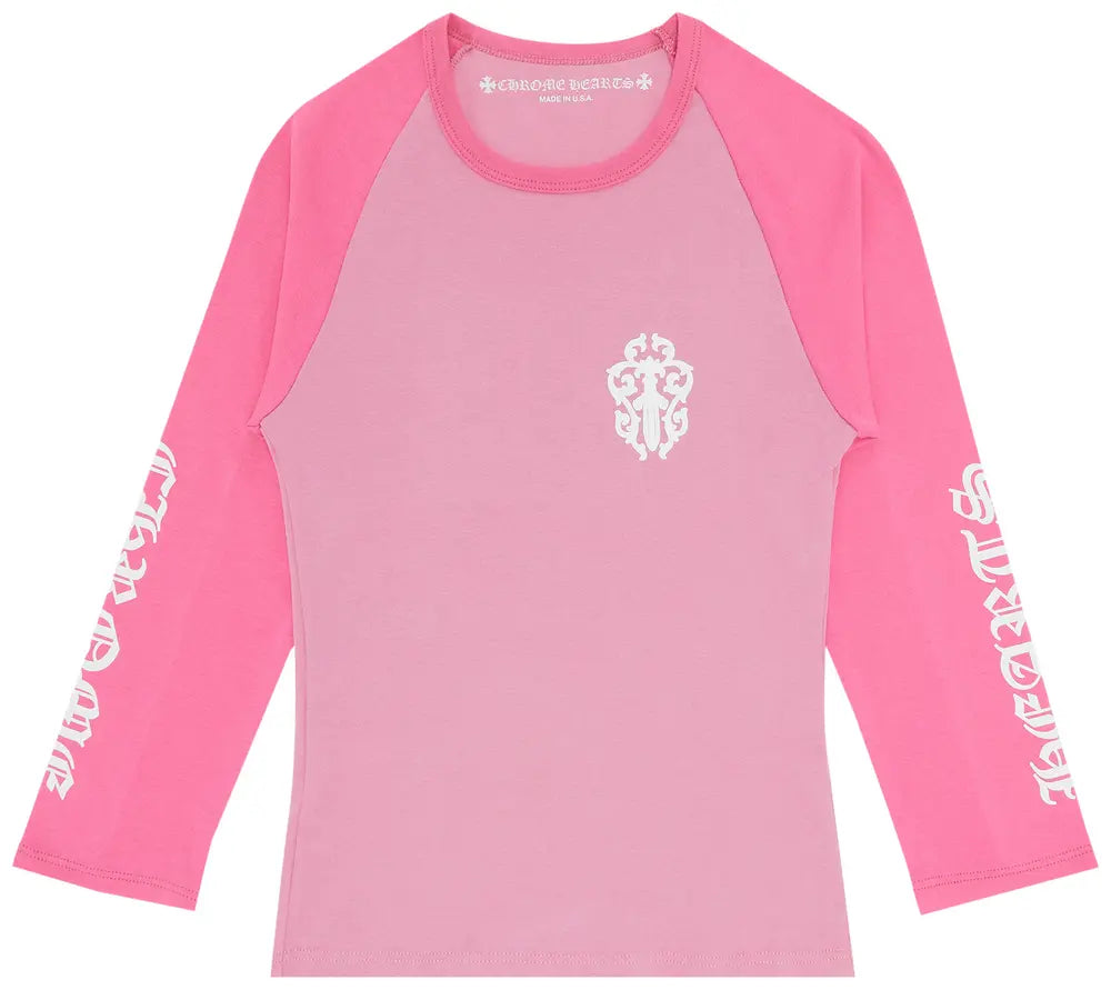 T-Shirt Manche Longue Chrome Heart Rose