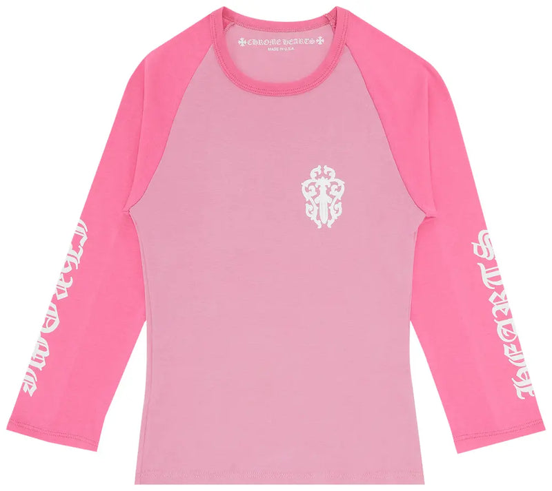 T-Shirt Manche Longue Chrome Heart Rose