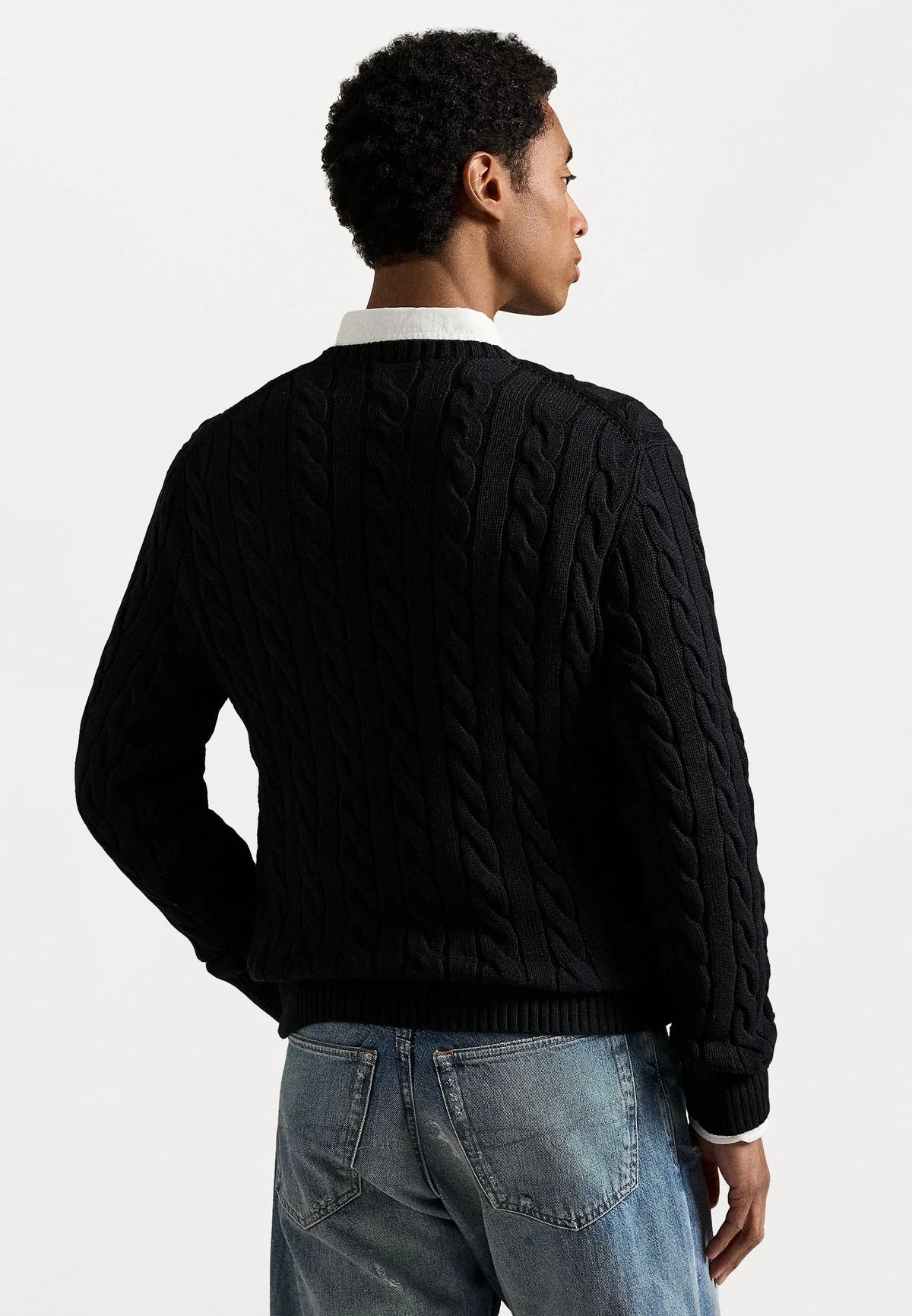 Pull Ralph Lauren En Laine Noir