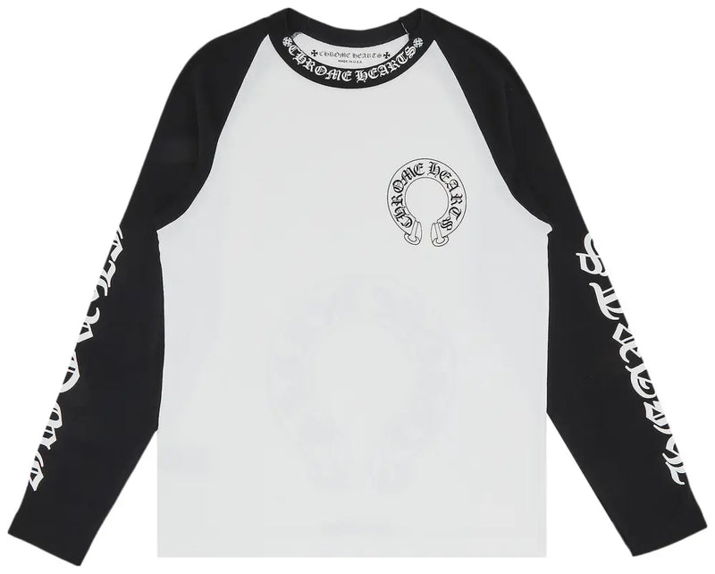 T-Shirt Manche Longue Chrome Heart Noir