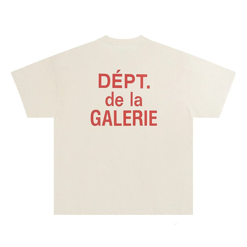 T-Shirt Gallery Dept. Beige Et Rouge