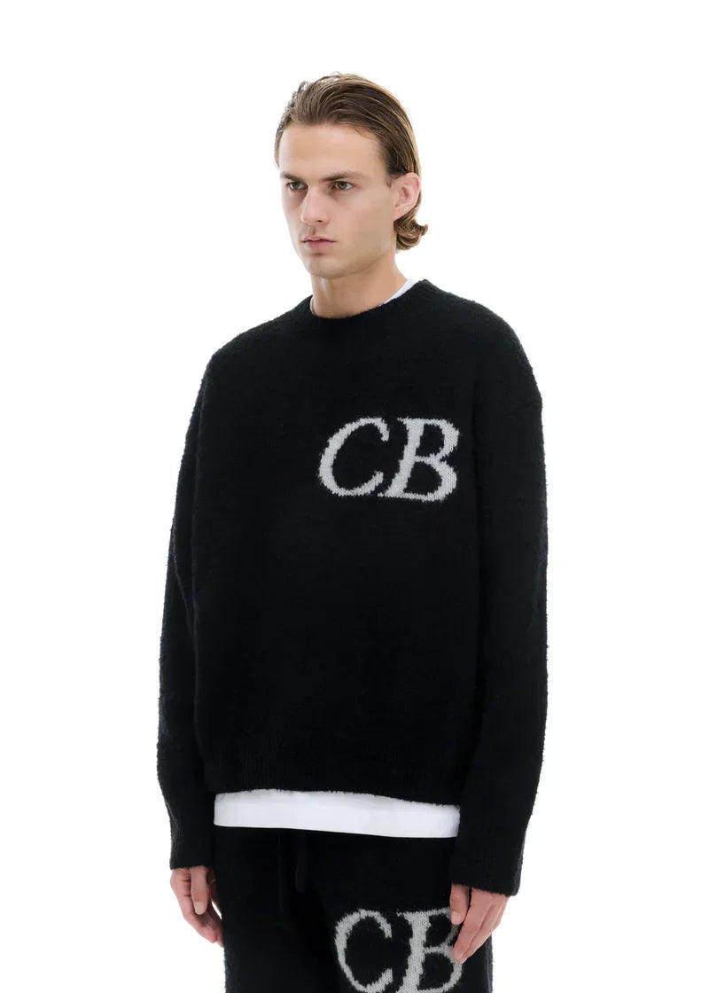 Pull CB Logo Knit Noir