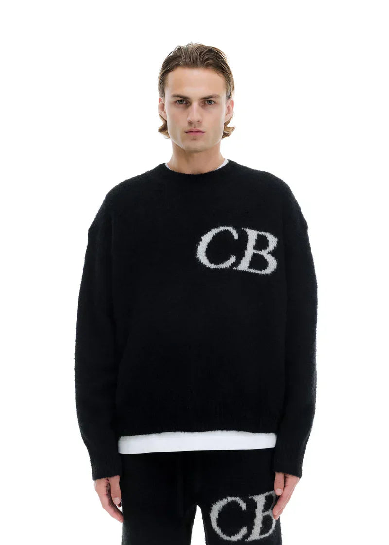 Pull CB Logo Knit Noir