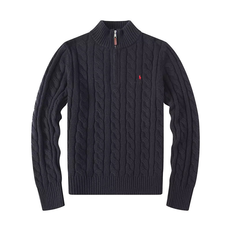 Quarter Zip Ralph Lauren Noir