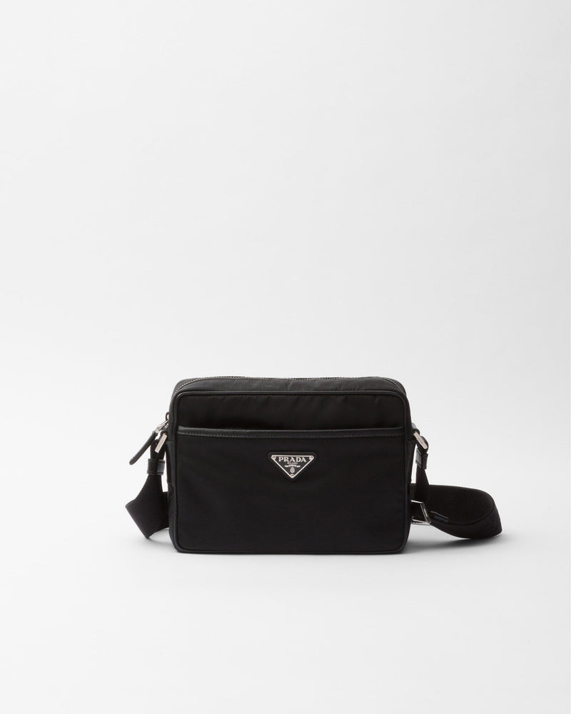 Sac porté épaule en Re-Nylon et Saffiano