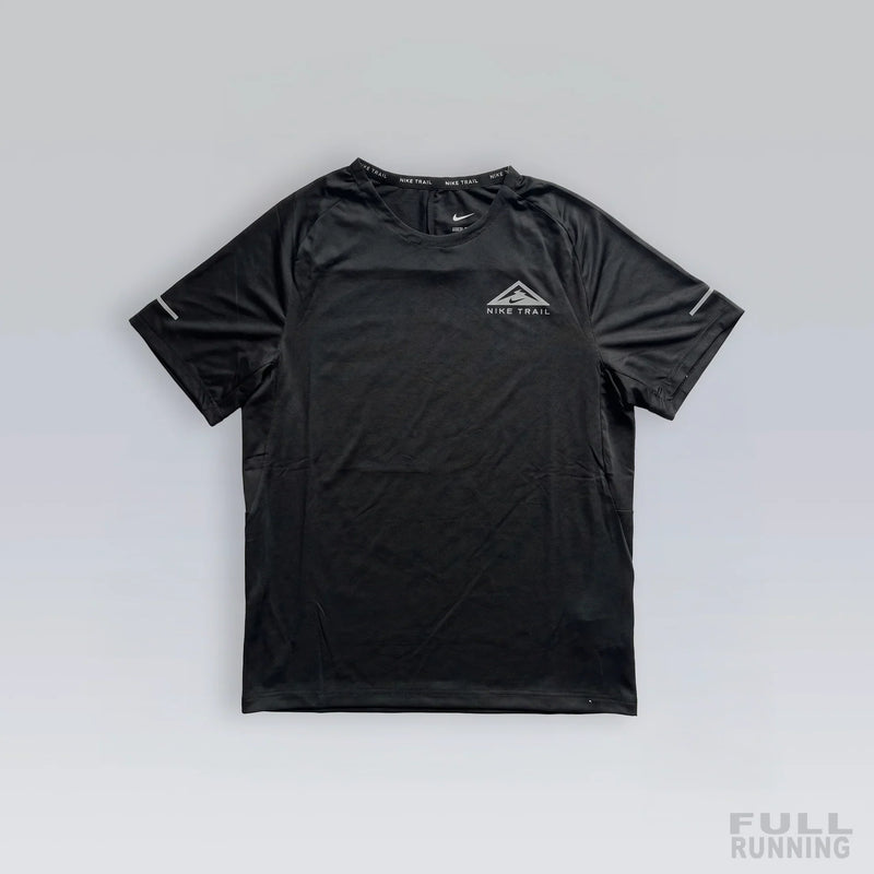 T-shirt Trail Réfléchissant Noir