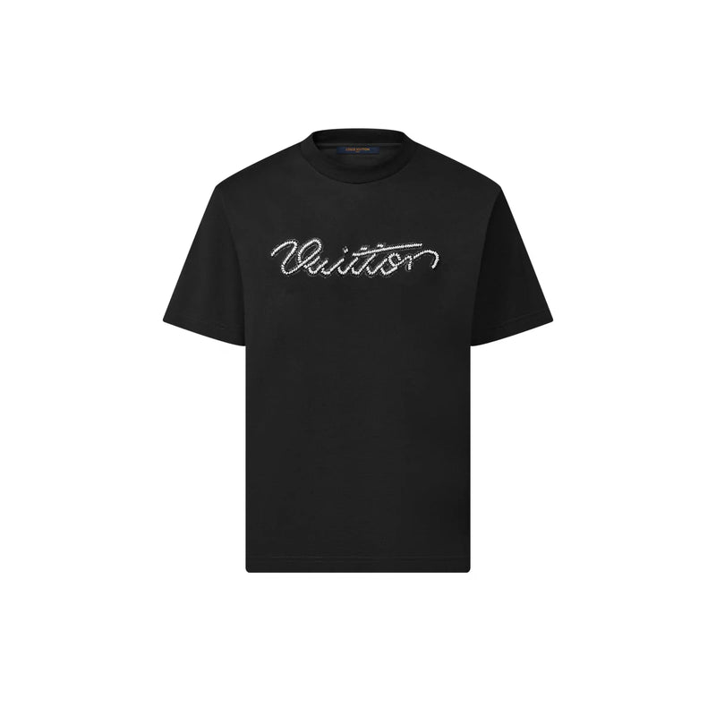 Tee-shirt à manches courtes avec signature