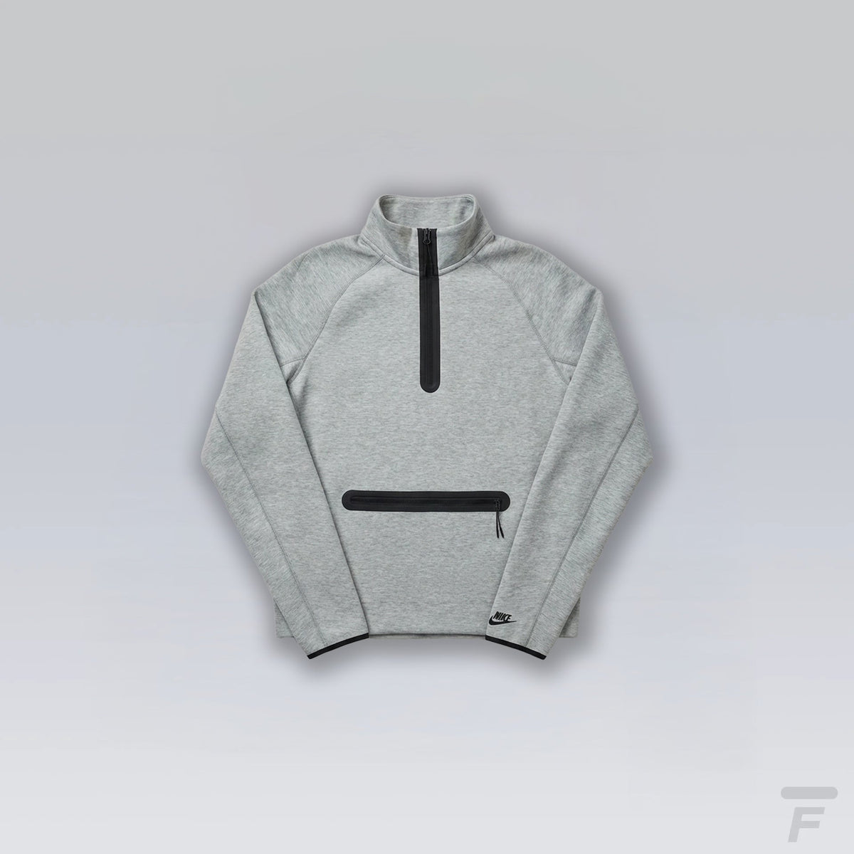 Veste demi-zippée “kangourou” Tech Fleece Gris