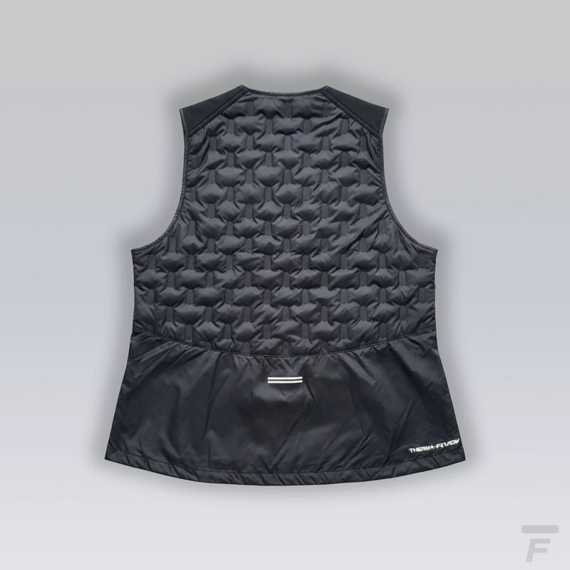 Veste Sans Manche Running Therma Fit Noir